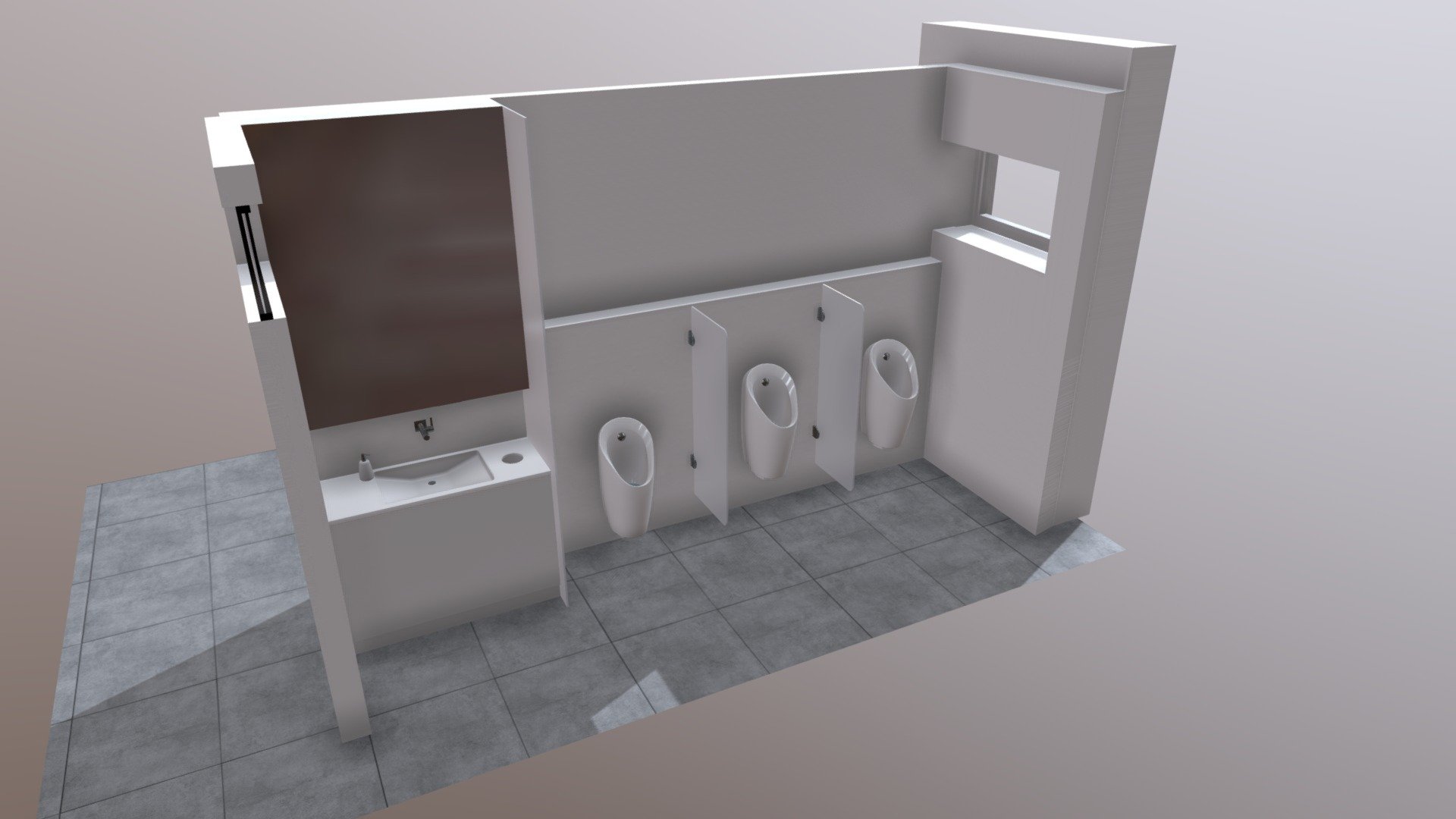 Urinale - Download Free 3D model by Lurchi 3d model
