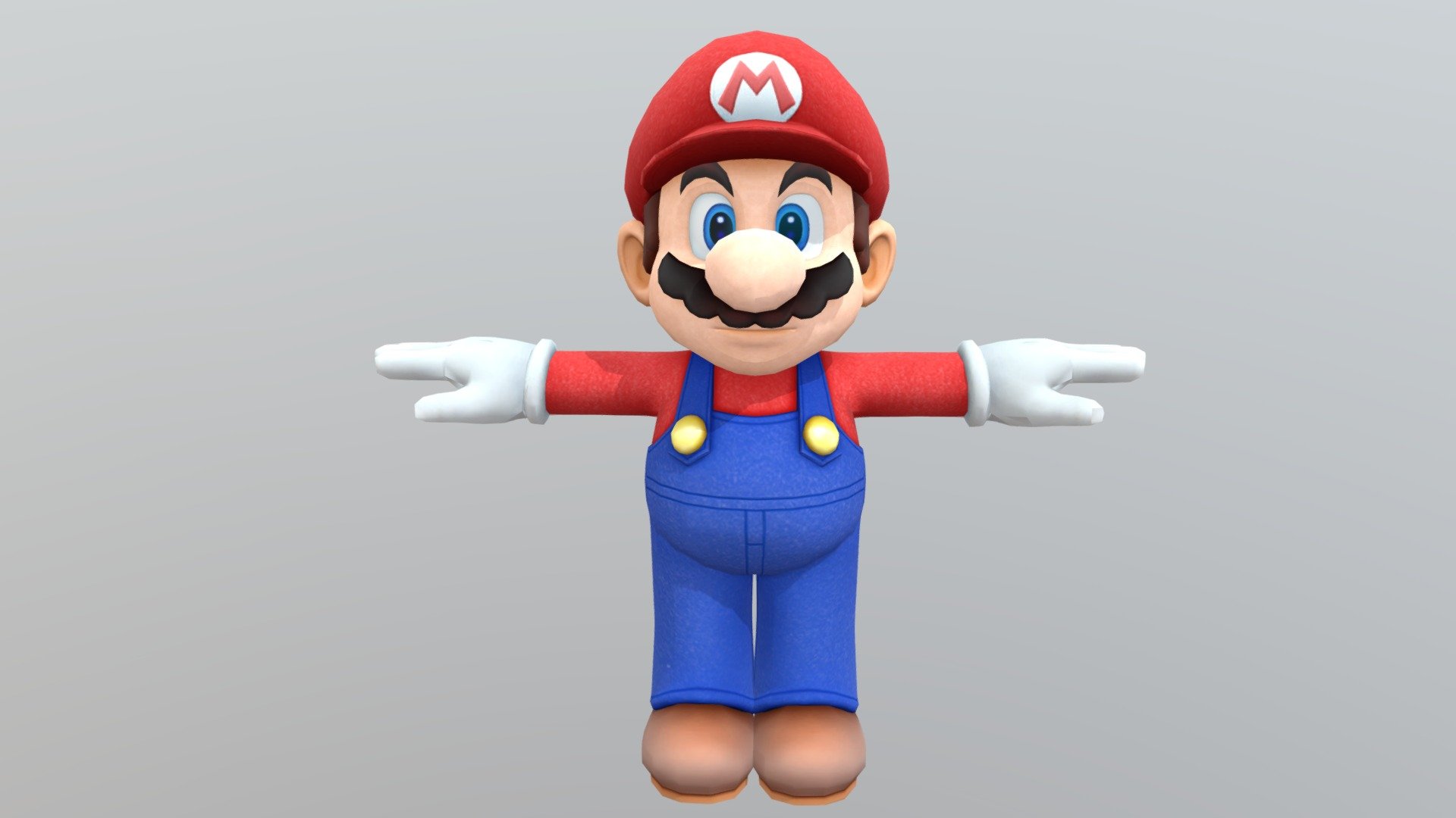 It's Mario, nothing too special, the main character in the series, obviously, on Wii U 3d model