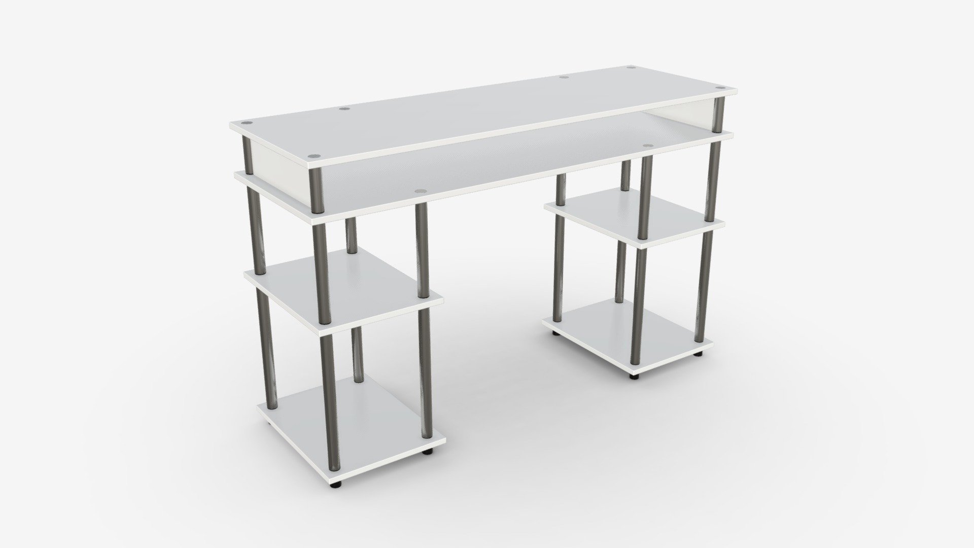 Student Shelves Desk - Buy Royalty Free 3D model by HQ3DMOD (@AivisAstics) 3d model