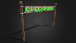 classic checkpoint props, unreal-engine, unrealengine, checkpoint, props-assets, props-game, props-game-assets, racing, gameasset, gameready, racegame, raceasset