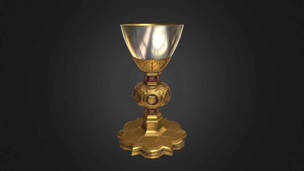 Photorealistic replica of an Italian chalice, from the 14th century.

Created for an Histopad project at Histovery - Chalice, Italian - 3D model by Marie Angoulvant (@mangoulvant) 3d model