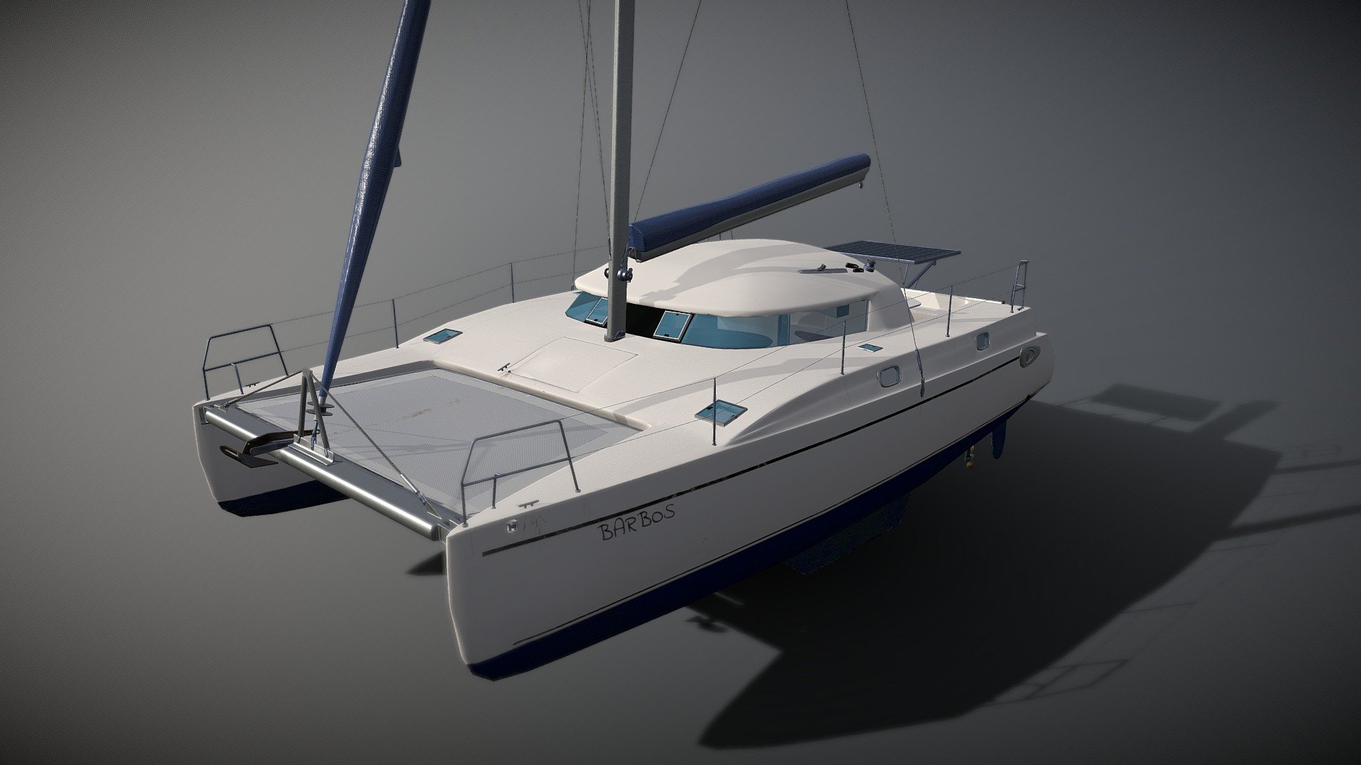 WIP
Sailing catamaran 35ft, model for upcoming sailing simulator, work in progress - FP35 "BARBOS" - 3D model by nefirma 3d model