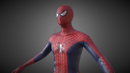 Spider-Man 3D Model (Rigged) comics, spider, marvel, comic, hero, superhero, spiderman, mcu, character, man