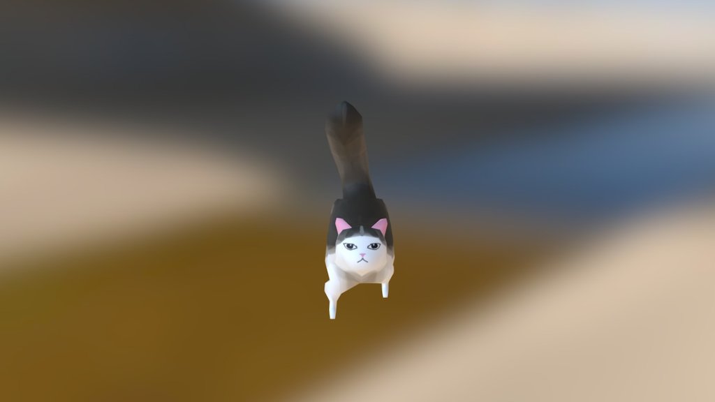 A low poly cartoon cat.

Tris: 572
Animation: Walk - Low Poly Cartoon Cat - 3D model by bazlitomi 3d model