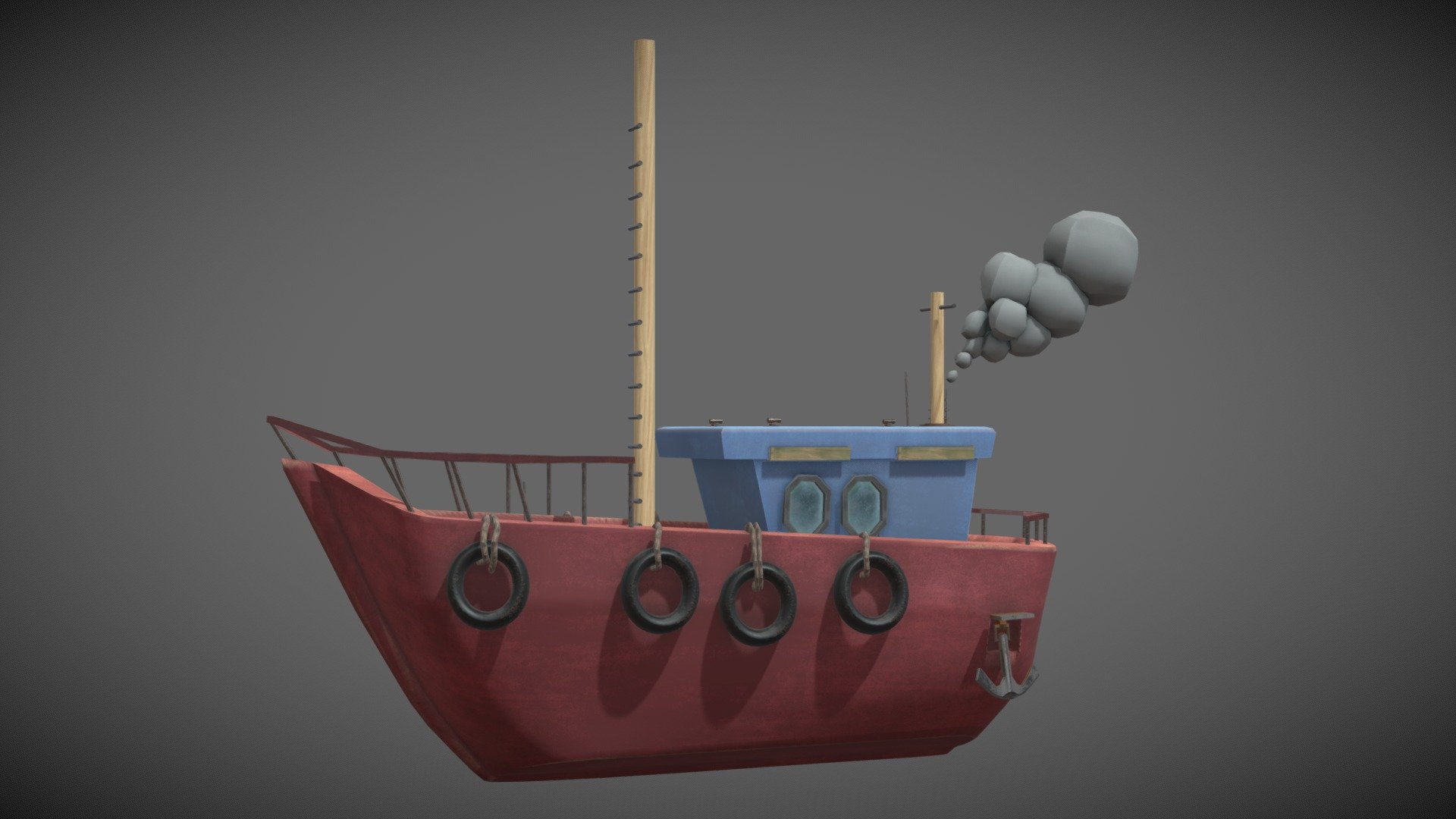 Cartoon Ship
Based on the work of Katerina Miru 3d model