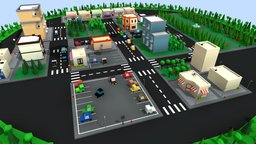 Lowpoly City lowpoly, city, environment