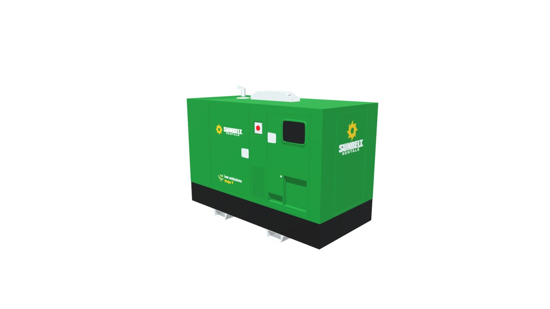 Sunbelt Rentals Diesel Generator BGGUK GX50 Kva - Sunbelt Rentals Diesel Generator BGGUK GX50 Kva - 3D model by bimstore (@Revitspace) 3d model