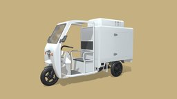Refrigerated Tricycle bike, drink, bicycle, food, storage, truck, terrain, wheels, trailer, caravan, up, ape, pickup, cart, italy, competition, morocco, travel, pick, tricycle, tm, commercial, piaggio, continental, vehicle, refrigerated