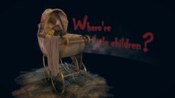Wherere little children? bear, toy, child, old, anim, stroller, low, dark, horror, children-stroller, horr