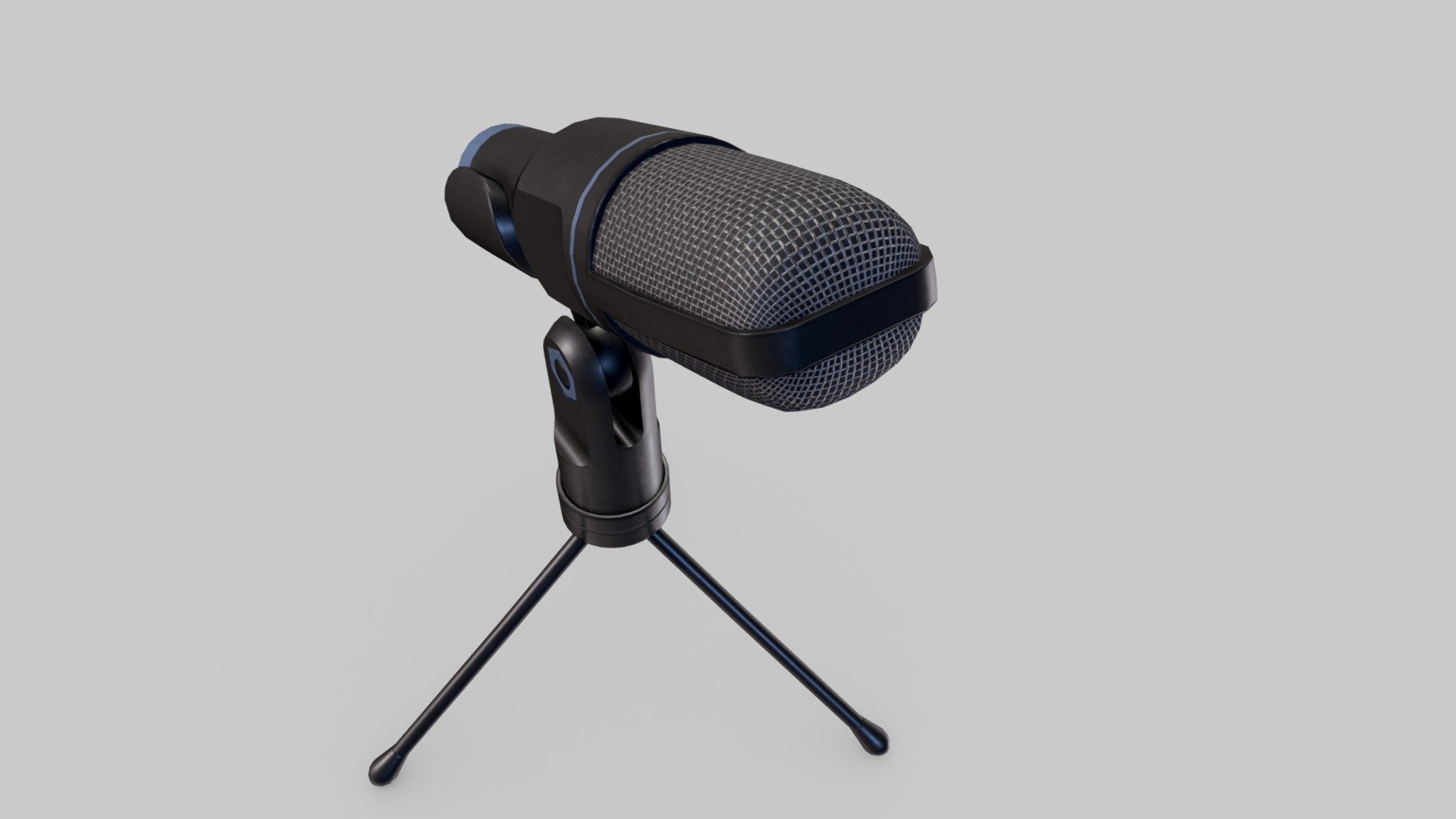Studio Microphone 3D model with PBR maps 4096x4096 such as: • BaseColor • Metallic • Roughness • Ambient Occlusion • NormalDirectX •
Model in real scale (meters) - Studio Microphone Low-poly 3D model - Buy Royalty Free 3D model by Andrew.Maria 3d model