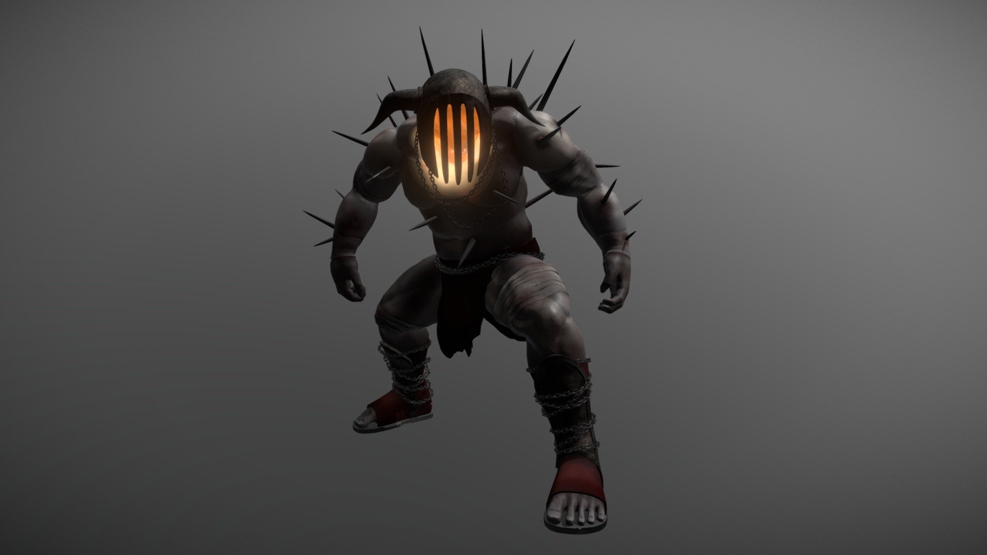 Hades, God of War III Fanart - 3D model by c.grbr 3d model