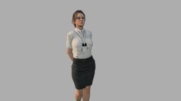 Air hostess Katherine character, charactercreator3, noai
