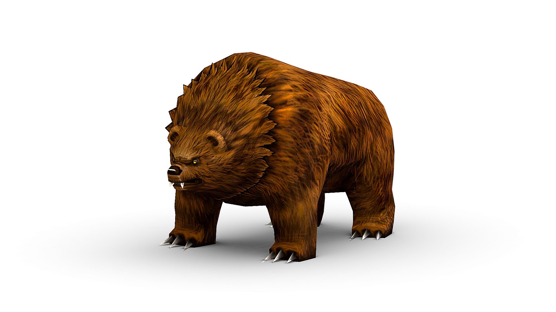 Lowpoly Cartoon Character Bear - Lowpoly Cartoon Character Bear - Buy Royalty Free 3D model by Oleg Shuldiakov (@olegshuldiakov) 3d model