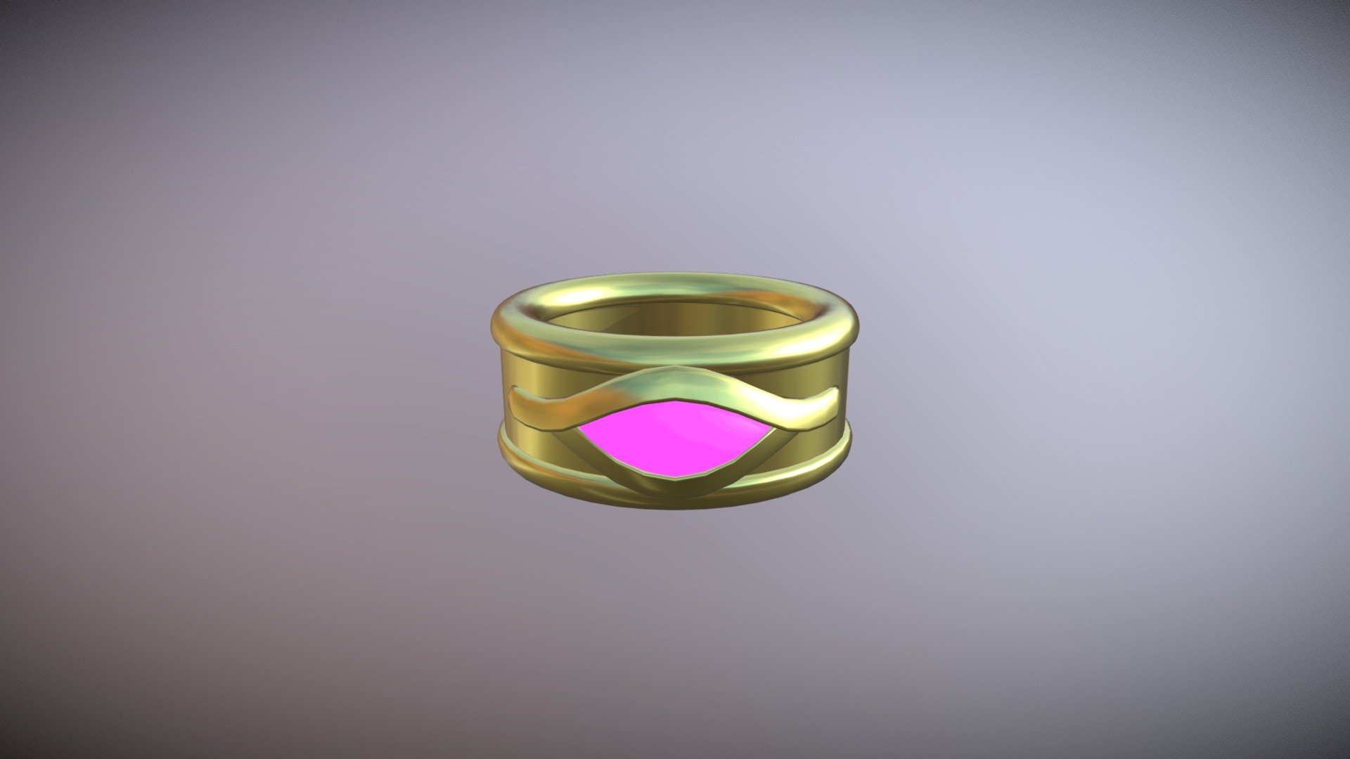 Short Form -
A magic item, given to the hero as payment for his good deeds. During his adventures in Lorule, the bracelet absorbed the powers of that kingdom's evil sorcerer.

Long Form -
Near the end of Hyrule's Era of Dark and Light, the hero of the time encountered a wicked sorcerer from another realm, trying obtain Hyrule's Triforce. The Hero's first encounter with the sorcerer goes awry, but afterwards he encounters a mysterious merchant that grants him this strange bracelet. After a second encounter with the sorcerer, the bracelet absorbed some of his power, and gave the hero new abilities. With the power to project his flat form against walls, the hero gained the ability to freely travel between Hyrule and its mirror realm, Lorule. Ultimately, the hero used this power to defeat the sorcerer, and save not only Hyrule, but inverted kingdom as well.

A Link Between Worlds - 2013 - Ravio's Bracelet - 3D model by Navillus (@Navillus001) 3d model
