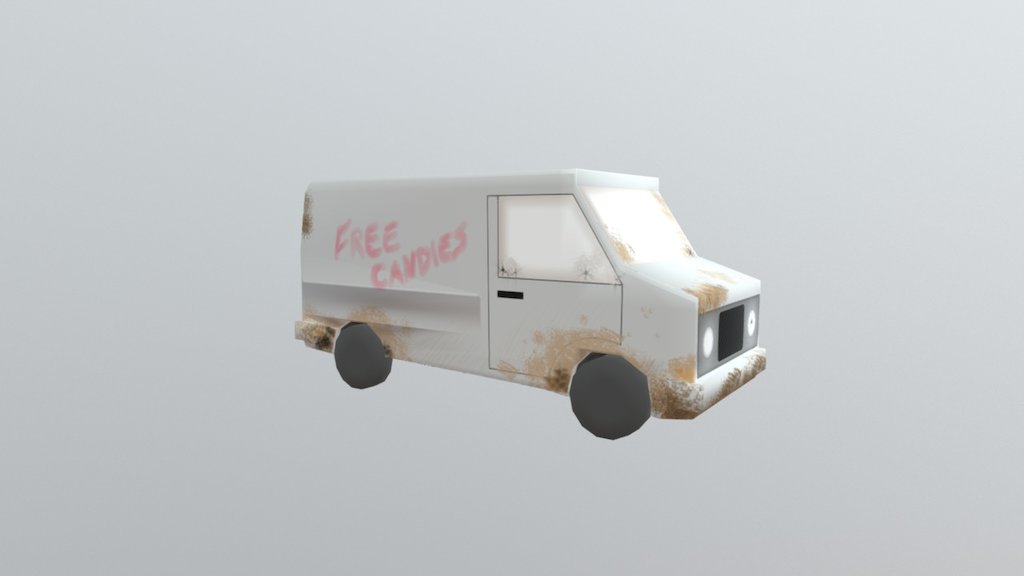 Free Candies VAN - 3D model by Isabel (@isaashi) 3d model