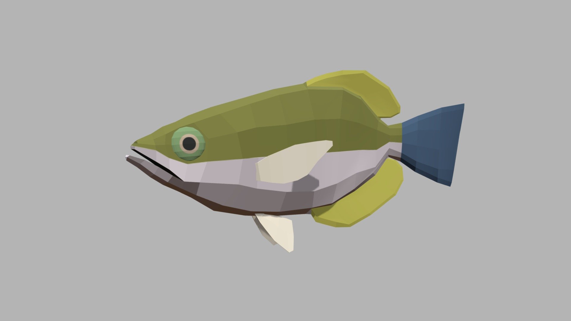 Archerfish - 3D model by josluat91 3d model