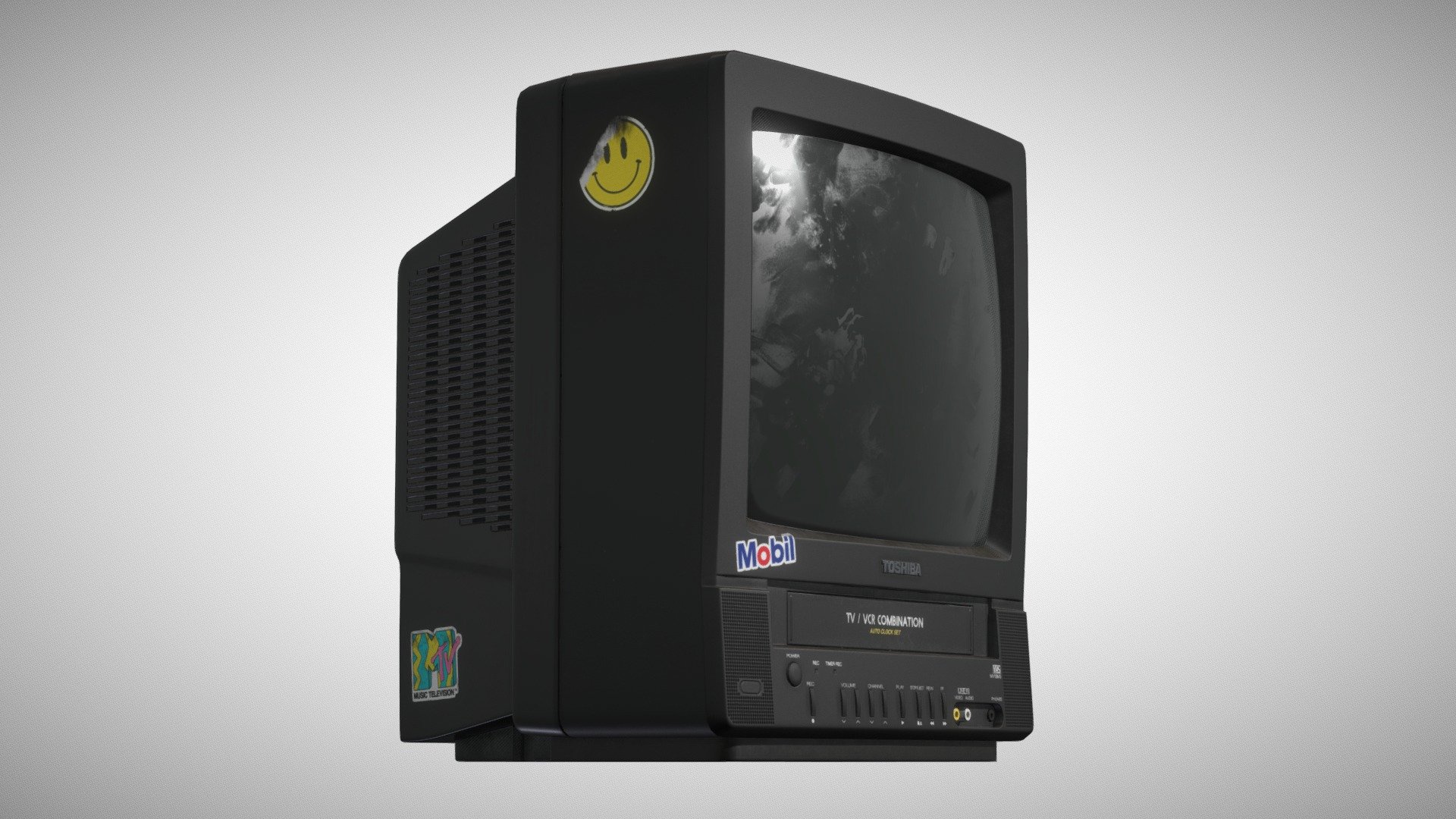 Another small prop for my personal scene for a garage in the early 2000s in Pennsylvania.
Modelled in 3ds Max, textured in Substance Painter, and final rendered in Marmoset Toolbag 4.

ArtStation Project : https://www.artstation.com/artwork/48VrBW - Toshiba CRT TV - Buy Royalty Free 3D model by Jinhong Jeong (@JinhongJeong) 3d model
