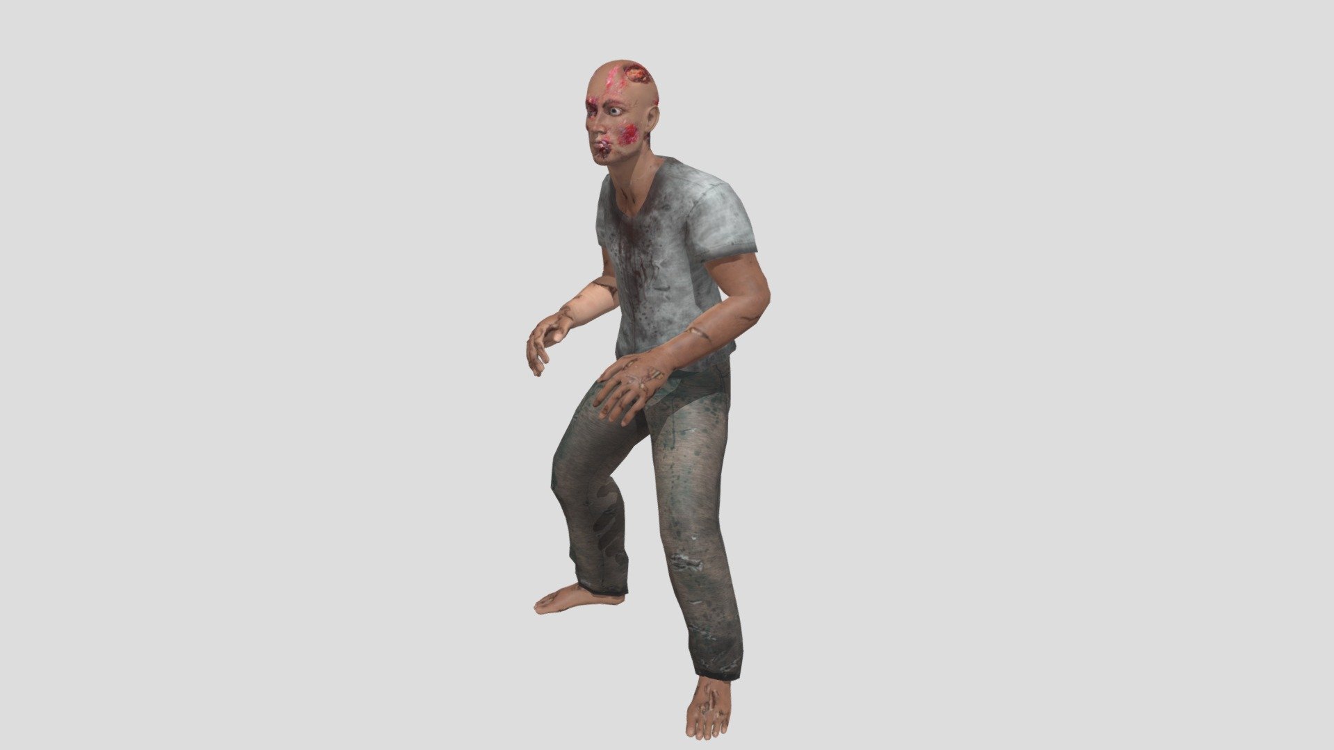 Enemy Zombie - Enemy Zombie - Download Free 3D model by Marianito 3d model