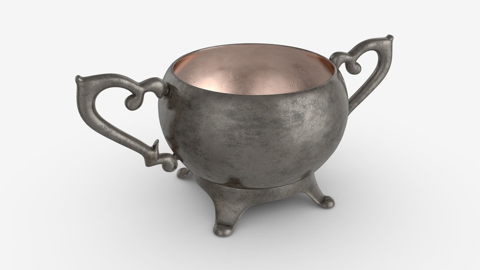 Old Metal Sugar Bowl - Buy Royalty Free 3D model by HQ3DMOD (@AivisAstics) 3d model