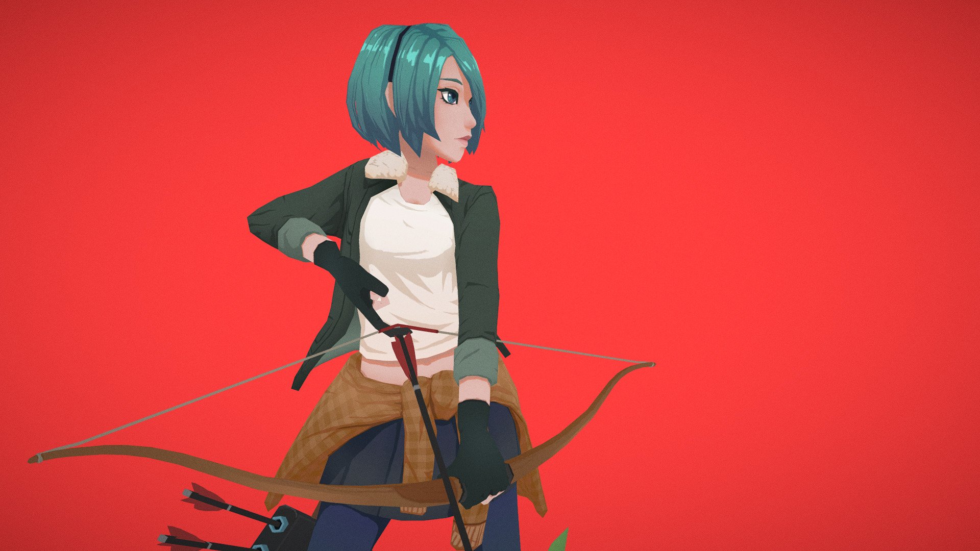 A fanmodel of Pectin's modern design of Setsuna from Fire Emblem Fates. https://twitter.com/Pectin_/status/1082396063779172352

My first game-ready character exclusively done in blender. I had some issues with exporting my rigs so no animations for this one 3d model