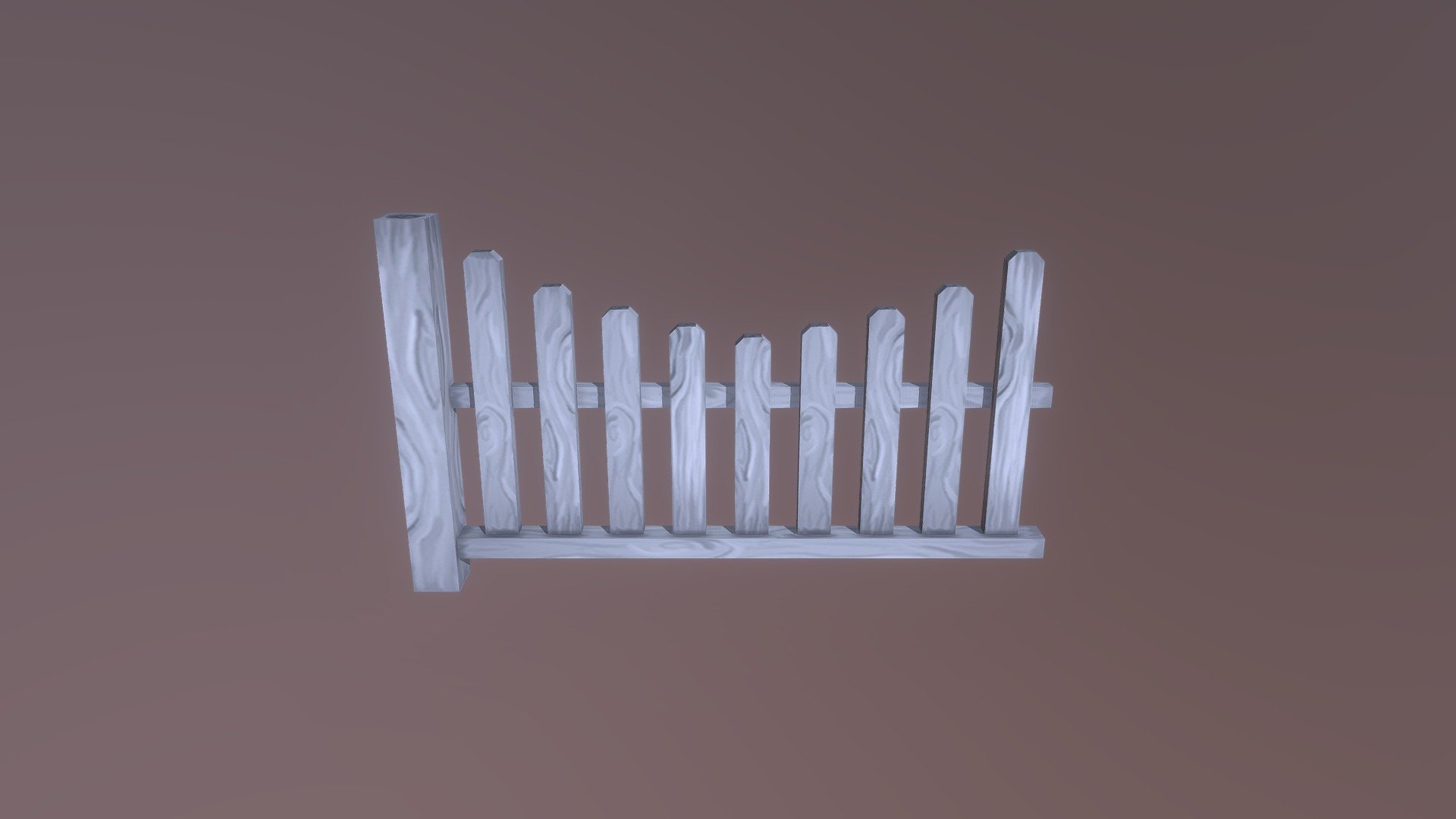 Fence - 3D model by Lyt3ruH 3d model