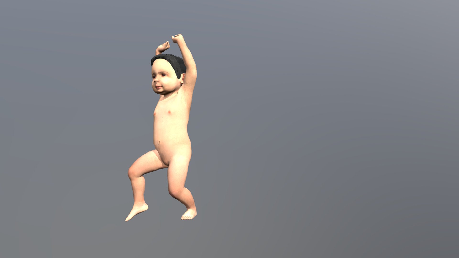 Rigged Baby ready for game engines - Dancing baby - Download Free 3D model by Dominic Baker (@Domuk) 3d model