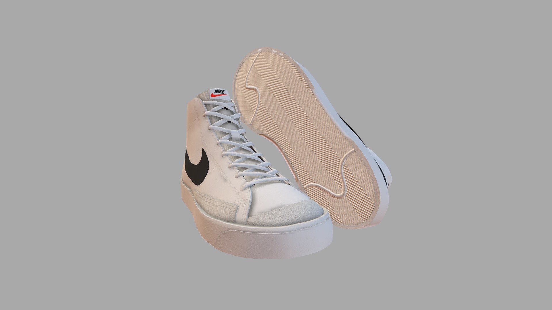 This model contains 15 PBR textures and 5 Maps, everything is optimised and game ready.

Lower Poly Nike Blazers Highs

Commercial License - Can be used in free products and paid products please credit - Nike Blazer Highs - Buy Royalty Free 3D model by Williem 3d model