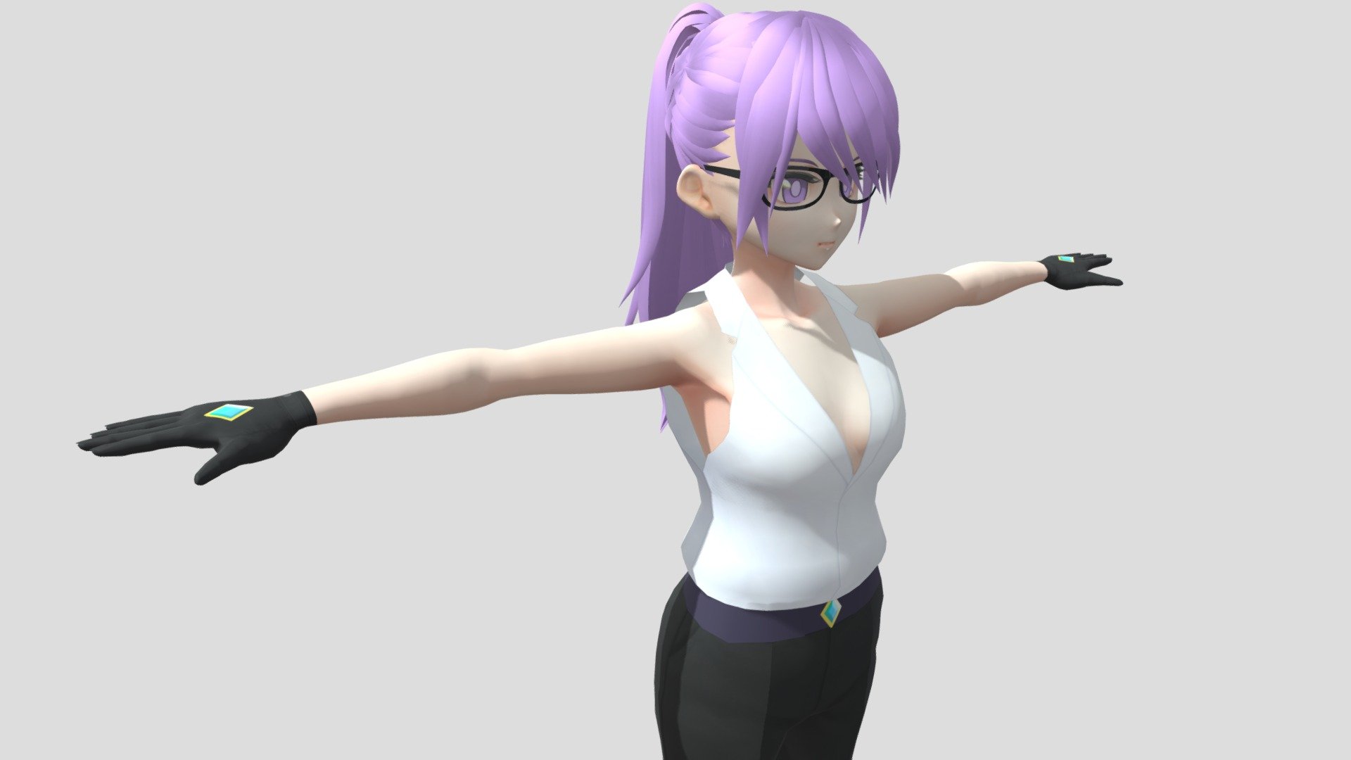 Model preview



This character model belongs to Japanese anime style, all models has been converted into fbx file using blender, users can add their favorite animations on mixamo website, then apply to unity versions above 2019



Character : Aisha

Verts:23043

Tris:33642

Fifteen textures for the character



This package contains VRM files, which can make the character module more refined, please refer to the manual for details



▶Commercial use allowed

▶Forbid secondary sales



Welcome add my website to credit :

Sketchfab

Pixiv

VRoidHub
 - 【Anime Character / alex94i60】Aisha (V2) - Buy Royalty Free 3D model by 3D動漫風角色屋 / 3D Anime Character Store (@alex94i60) 3d model