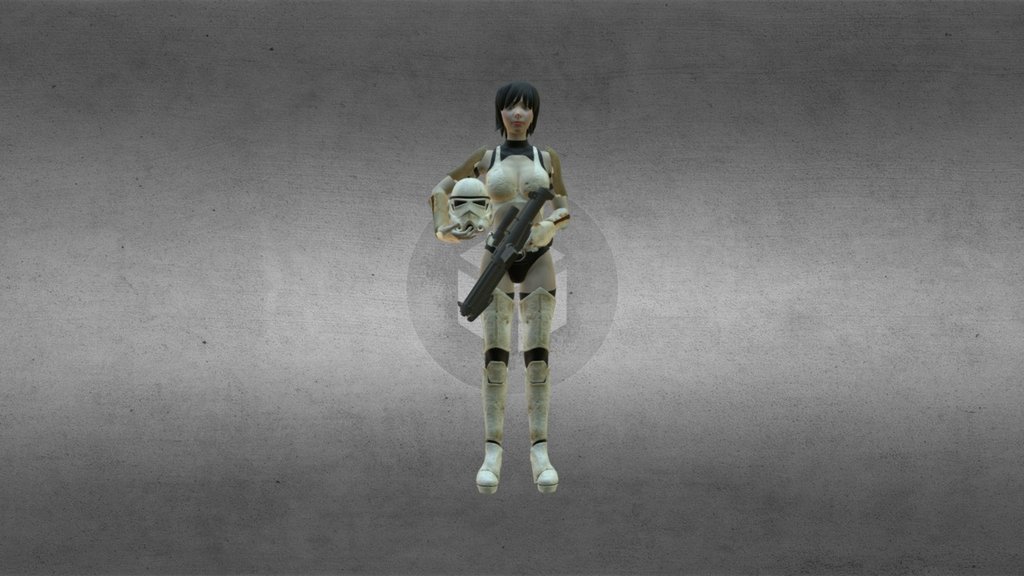 3D Phogure Female Cosplay Outfit - 11 - 3D model by roboindus 3d model