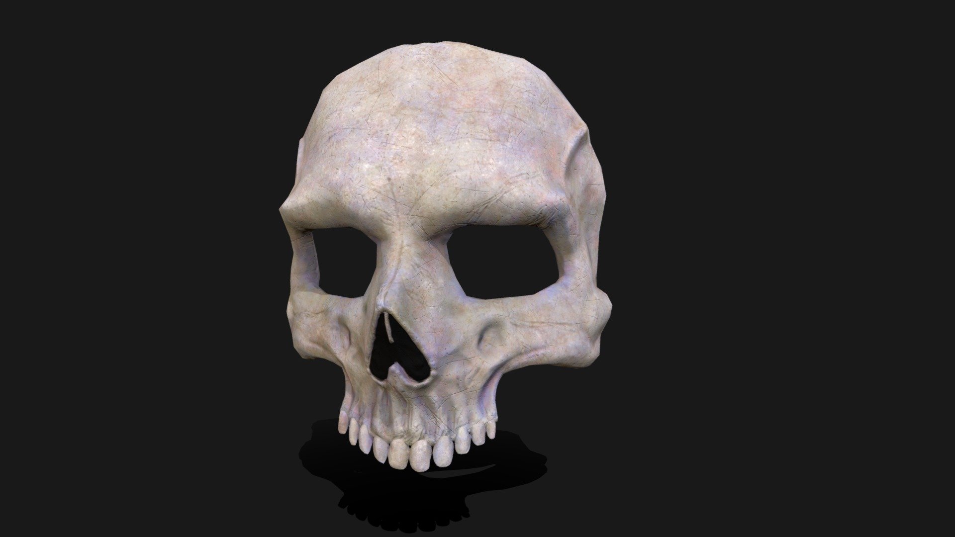 Made for Faes AR an #RPG #AR #Game #app a Skull Mask with #zbrush #Maya #substancepainter and #marmoset if you want commission works for games, 3d print or argames I can do it 3d model