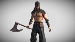 Executioner medieval, hood, punisher, executioner, destructor, character, game, gameart, man, characters, fantasy, male, bourreau, shokeinin