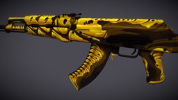AK-47 :: Super Hornet valve, insect, bee, painted, jacket, wasp, patterns, hornet, yellow, csgo, hive, counter-strike-global-offensive, csgoworkshop, csgoskin, chitinous, texture, ak47, super, hand