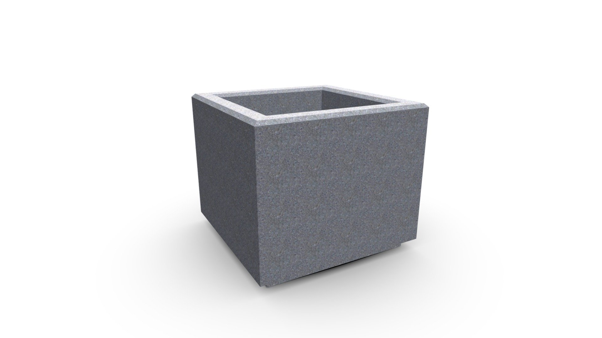 Betona puķu pods - Concrete flower pot - PB-03 - 3D model by RGRpluss 3d model