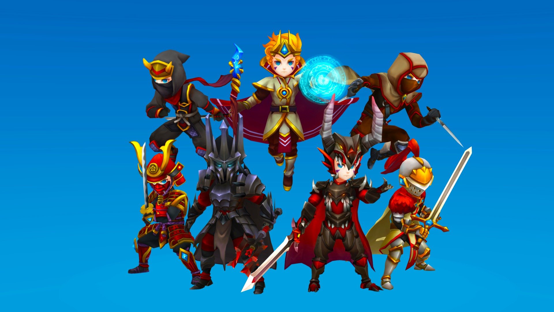 7 armors we built for main character, from 2D concepts to final 3D models in Cloud kingdom project. Each armor has special design to describe its unique traits and characteristics. All are low poly models with stylized handpainted texture.
See more hires available at: https://www.artstation.com/artwork/ybPleK - Cloud Kingdom – Armor Set - 3D model by Thunder Cloud Studio (@thundercloudstudio) 3d model