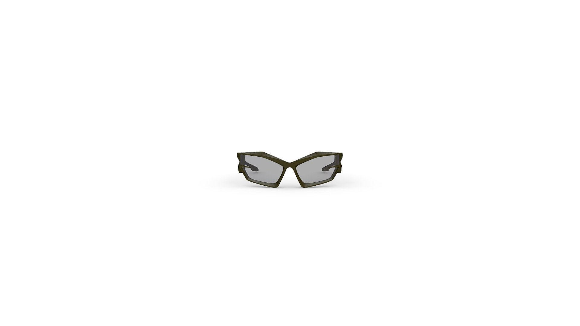 G Sunglasses in khaki - 3D model by Givenchy 3d model