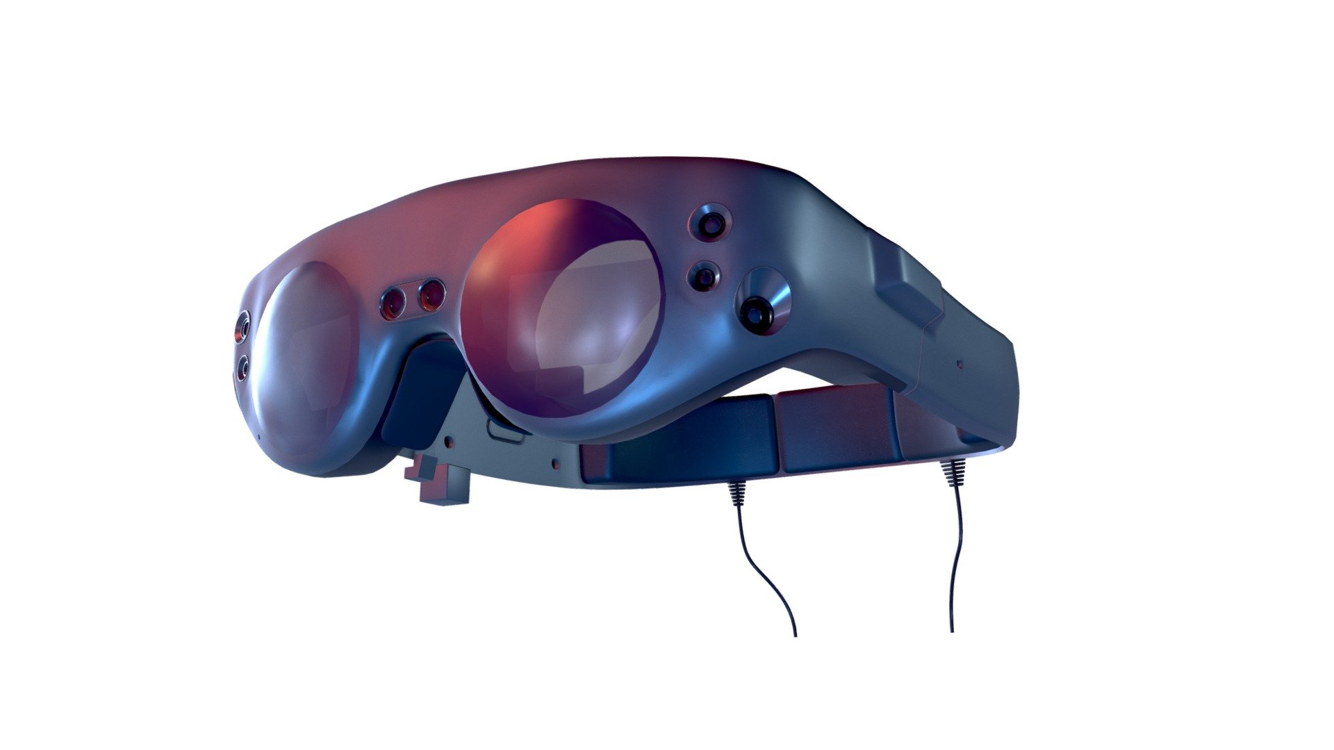 3D model of Magic Leap One creator edition, a mix reality headset is a long awaited product that became available to masses on August 8th 2018  - learn more about it here: https://www.magicleap.com/magic-leap-one

Model by shaderbytes 3d model