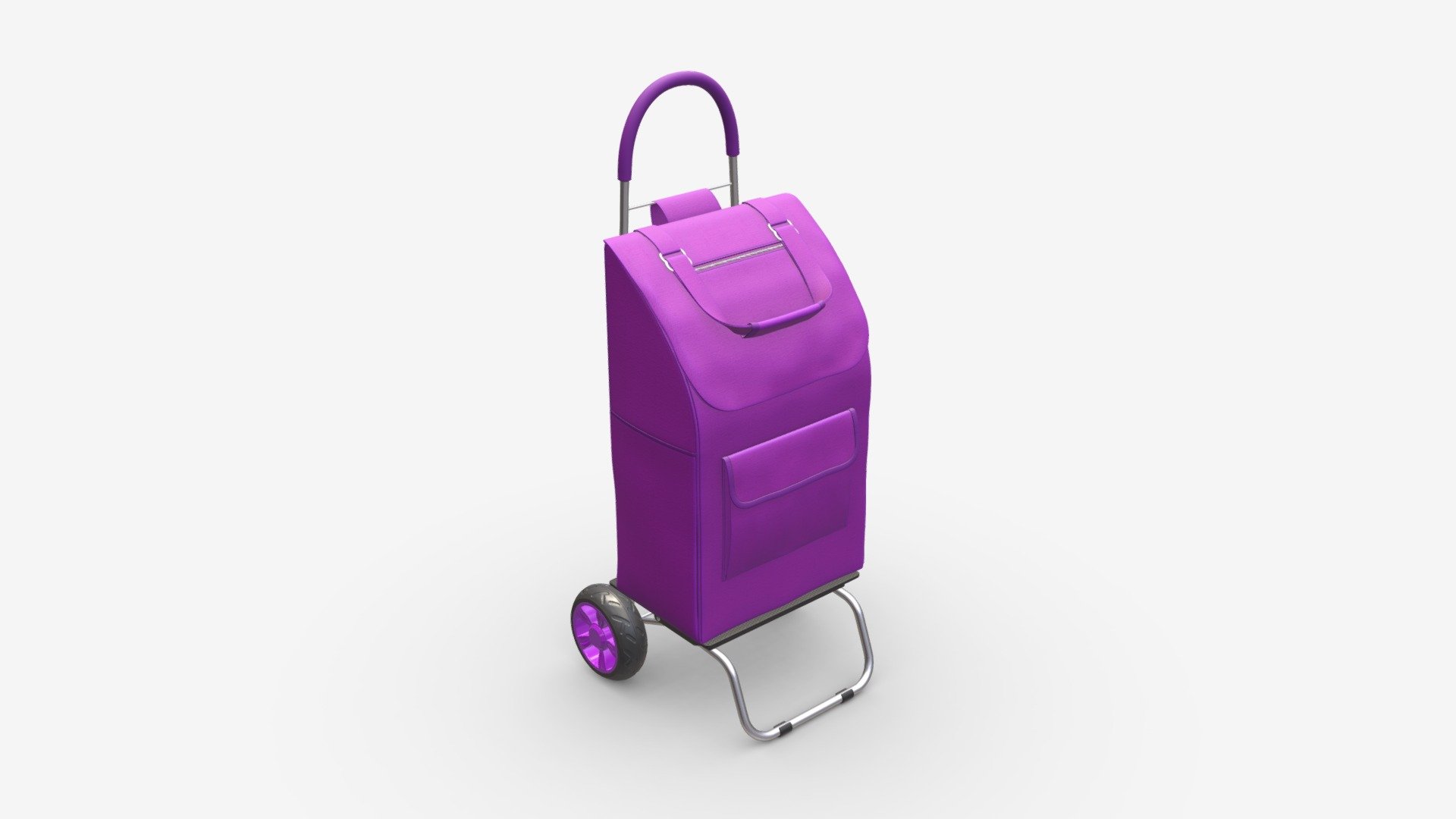 Utility foldable cart with bag - Buy Royalty Free 3D model by HQ3DMOD (@AivisAstics) 3d model