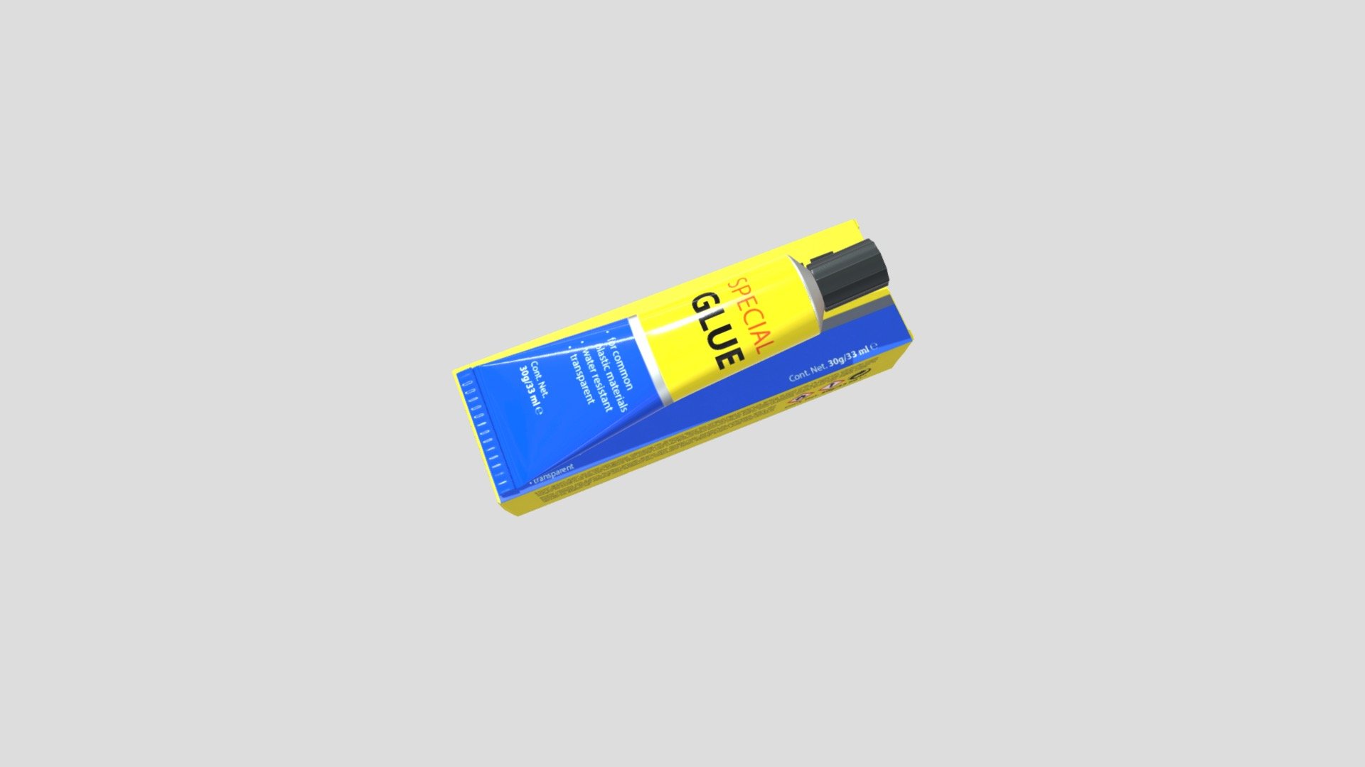 Glue - Glue Tube - 3D model by designdaco 3d model