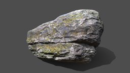 Mossy Rock lod, photorealistic, scanned, moss, large, mossy, photogrammetrie, grassy, bulder, lods, photoscan, photogrammetry, lowpoly, rock, highpoly