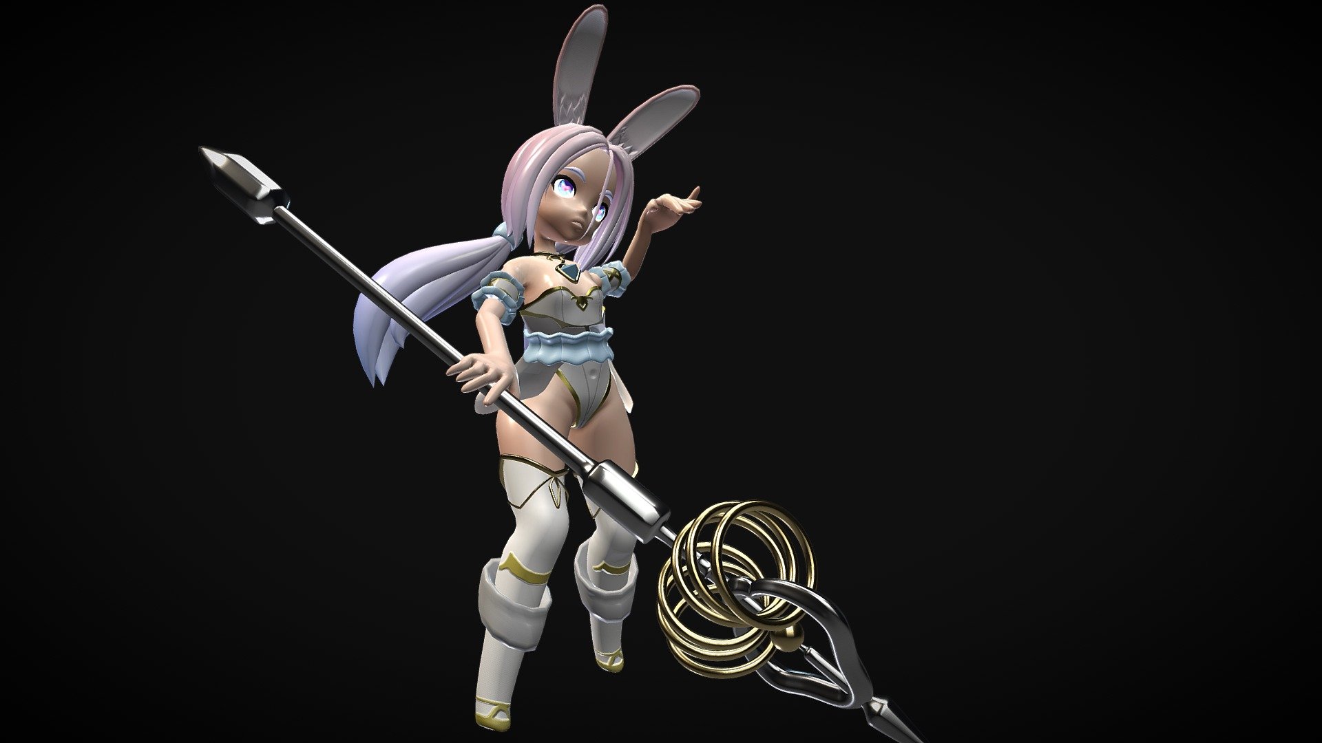 Bunny Girl Priest inspired by TERA ONLINE, with a simple rig painted in Substance Painter!

Including is :

-Textures
-Simple Rig
-Blender Files

Thank you for viewing :) Be sure to check out my twitter for WIP pics! - Bunny Priest - Download Free 3D model by Shortskirts (@Shortestskirts) 3d model
