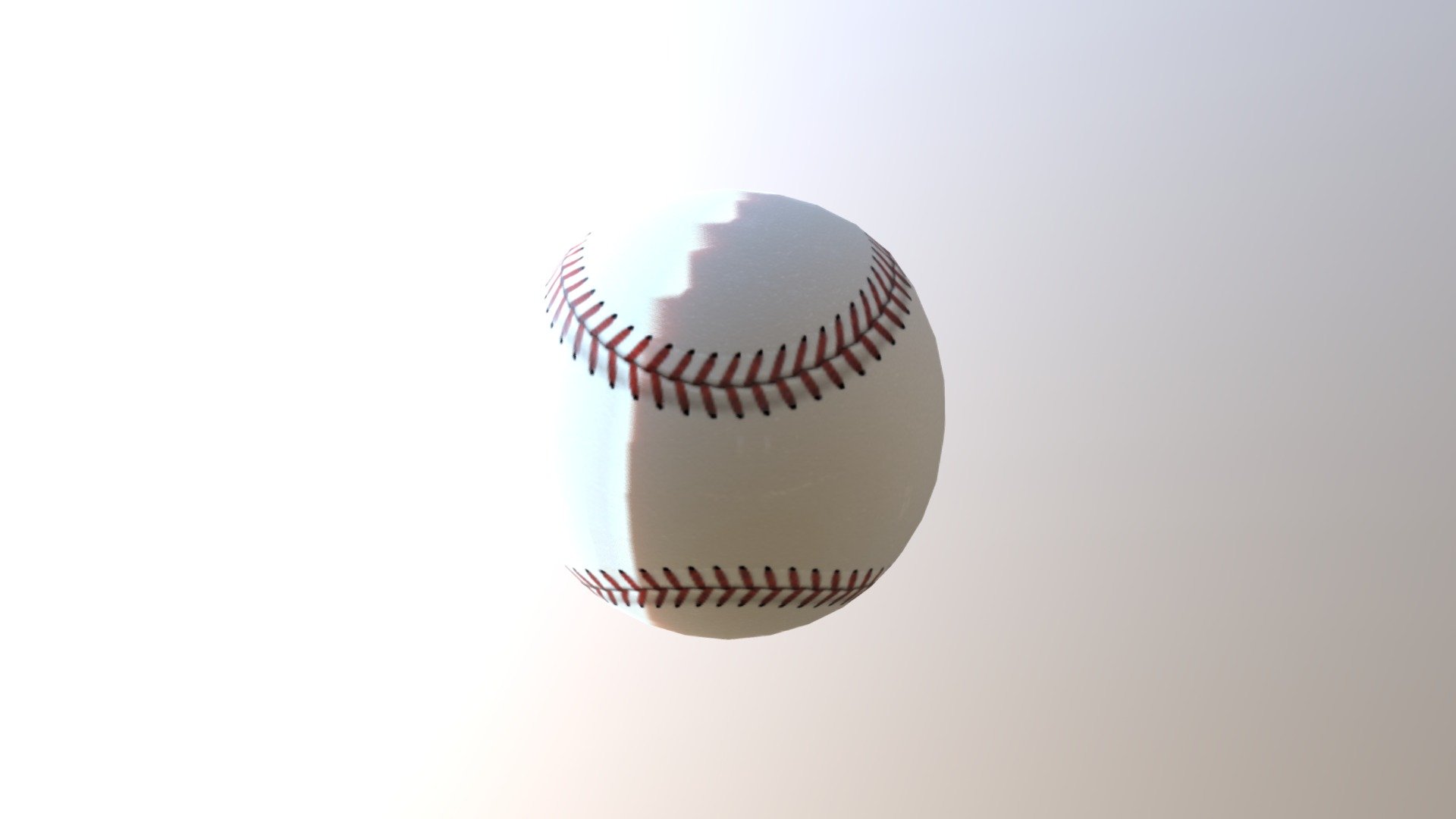 This is my Baseball in progress 3d model