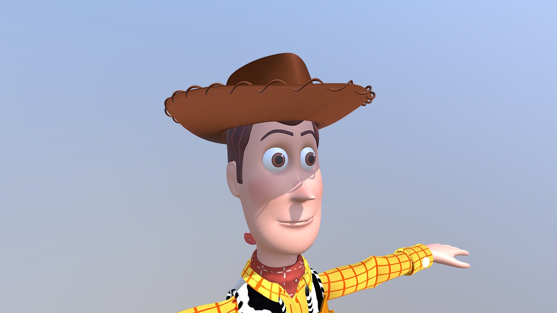 This was a work made just for fun! Hope you like it, feel free to leave any comments so i can improve my work. Than you! - Woody Pride - 3D model by rrVillegas 3d model