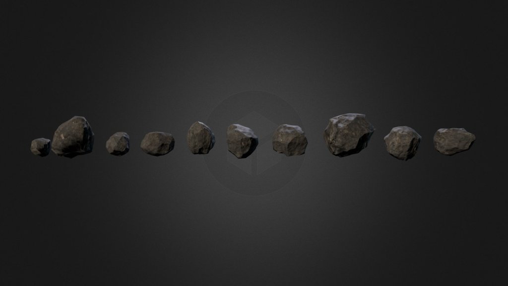 Rocks Pack - 3D model by MatheyRhio 3d model
