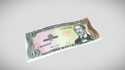 Billete de un peso dominicano (ET-AN-398) 
