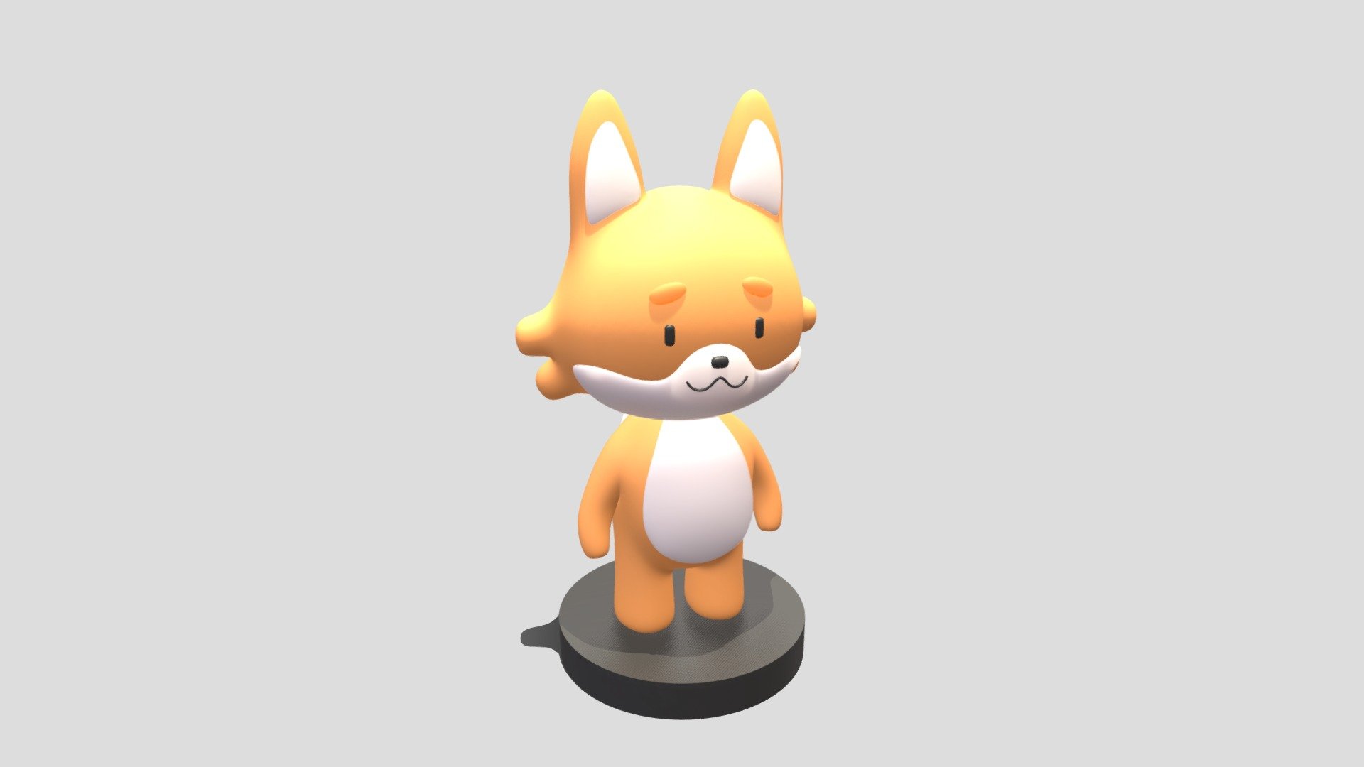 A chibi version made with Blender/Cycles.

 - Cute chibi Fox - Download Free 3D model by 3d.duckling 3d model