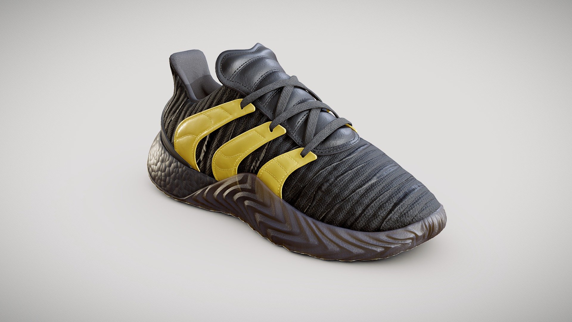 White version available here


Model - Blender 2.8 | Textures - Substance Painter

Based on the Adidas Sobakov 2.0 Originals
 - Adidas Sobakov 2.0 Originals black - Buy Royalty Free 3D model by 3DECraft 3d model