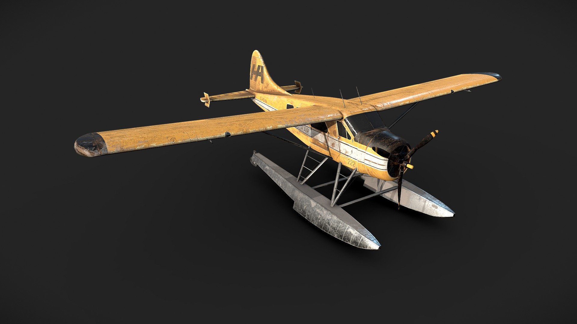 DHC-2 Beaver Seaplane (In House Project) Game Ready lowpoly DHC-2 Beaver Seaplane, modeling and texturing from scratch by 13 Particles.

For more artworks and updates follow us on:-

Instagram:- https://www.instagram.com/13particles/

Artstation:- https://thirteenparticles.artstation.com

Twitter:- https://twitter.com/13Particles

Facebook:- https://www.facebook.com/13Particles/

Linkedin:- https://www.linkedin.com/company/13particles - DHC-2 Beaver Seaplane (In House Project) - 3D model by 13 Particles (@13particles) 3d model