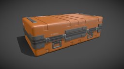Animated Military Case 10 case, props, realistic, box, ue4, unrealengine, lootbox, military, animated, container, rigged, ue5
