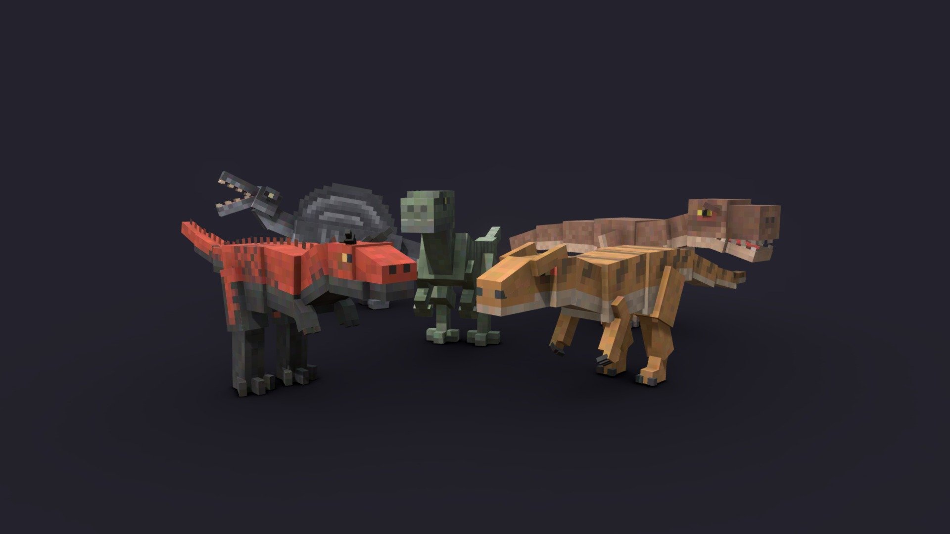 Dinosaurs 1 :)

Contact for commission work

Discord: Mladen#1776

Twitter: https://twitter.com/mmladenn

Modeled in Blockbench - Dinosaurs 1 - 3D model by Mladen (@mladen123) 3d model