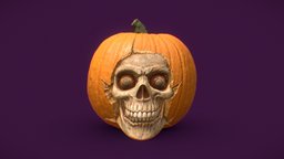 Pumpkin Skull skeleton, fun, creepy, humour, humor, fall, terror, autumn, pumpkinhead, scream, pumpkin-halloween, horrorscene, halloween-2019, funnyhorror, skull, halloween, pumpkin, funny, horror